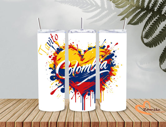 20 oz  Personalized Tumbler, Colombia
