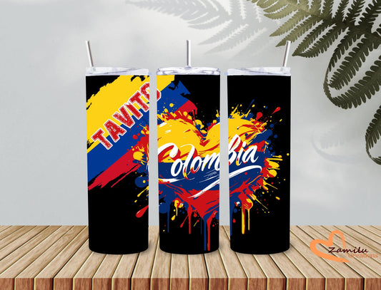 20 oz  Personalized Tumbler, Colombia