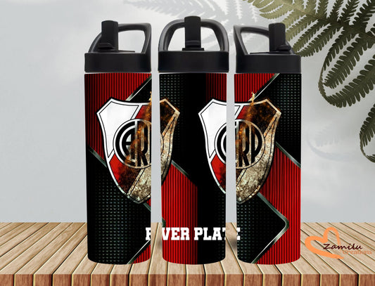 Personalized River Plate 30 oz - 40 oz Tumbler with Handle β Boca Junior team β Custom Stainless Steel Water Bottle β Gift for Soccer Fans & Athletes