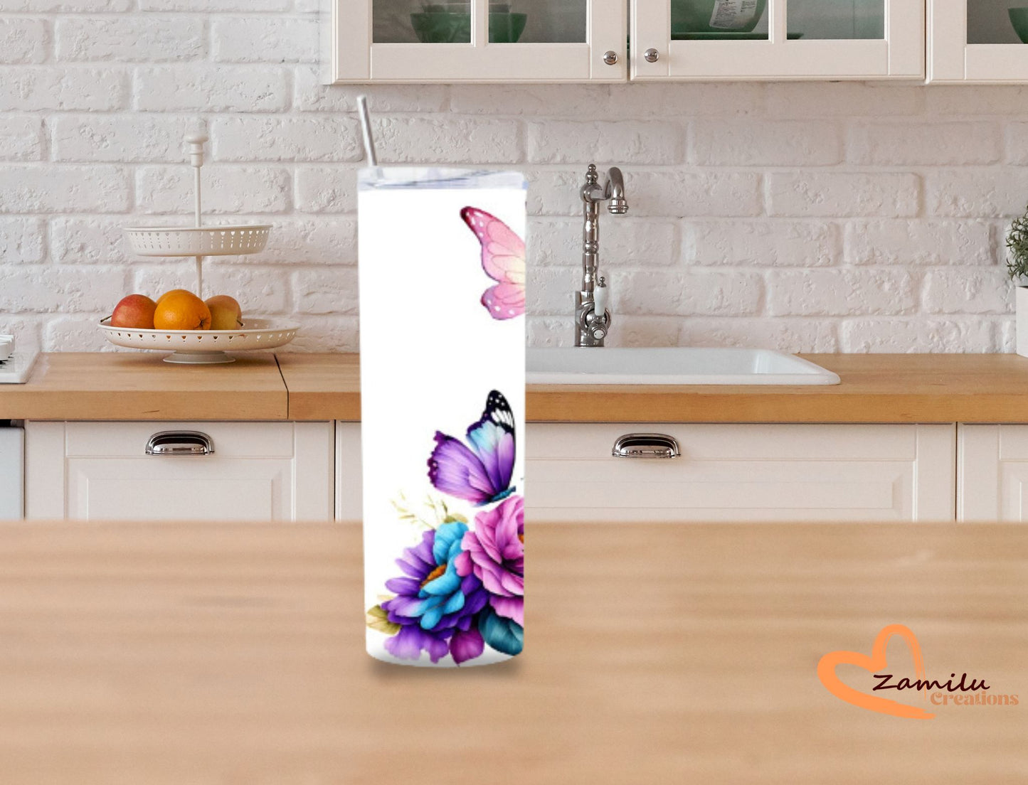 Beautiful 20 oz Personalized Tumbler