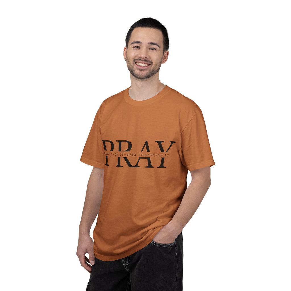 PRAY Christian Faith T-Shirt – Inspirational Religious Shirt, Faith Based Graphic Tee