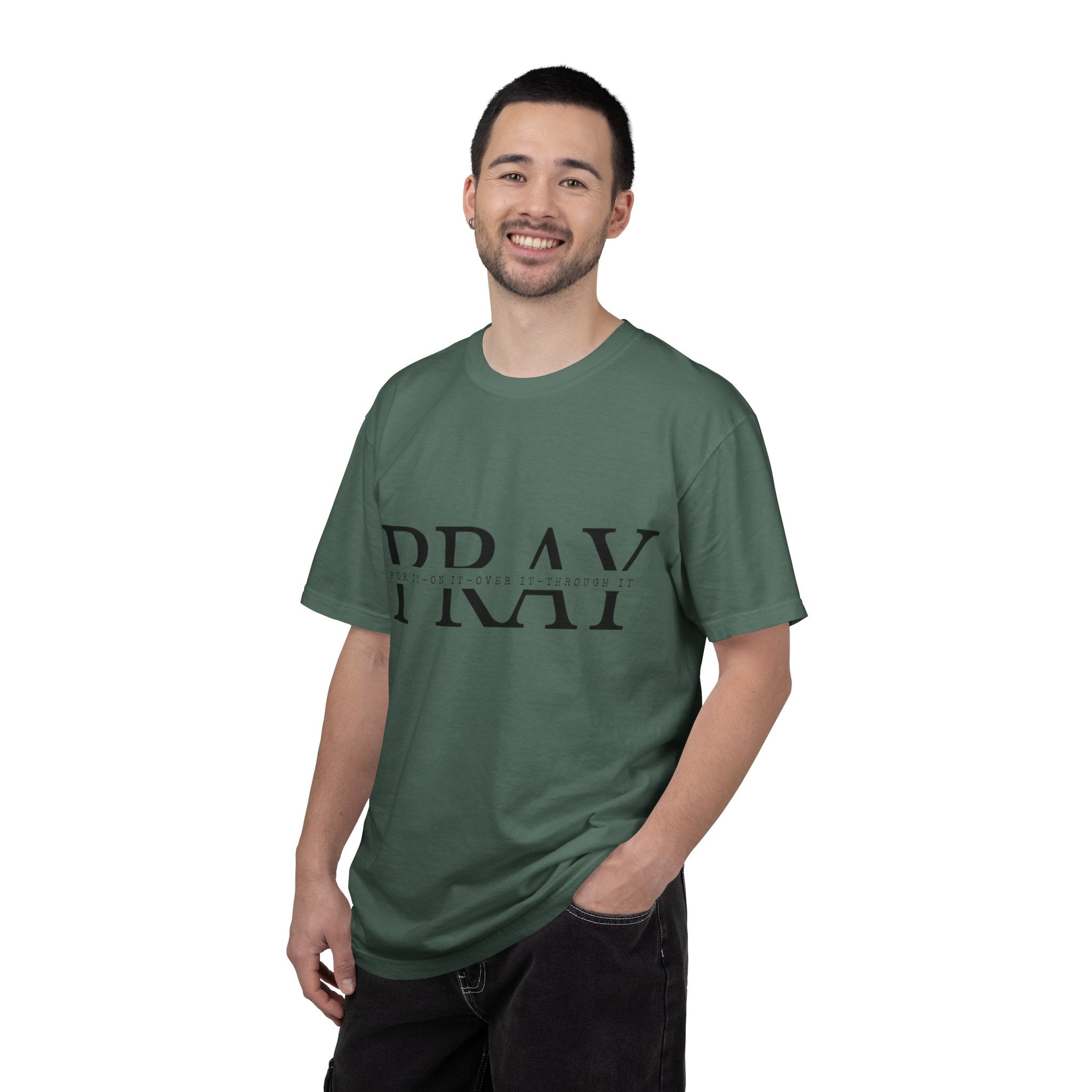 PRAY Christian Faith T-Shirt – Inspirational Religious Shirt, Faith Based Graphic Tee