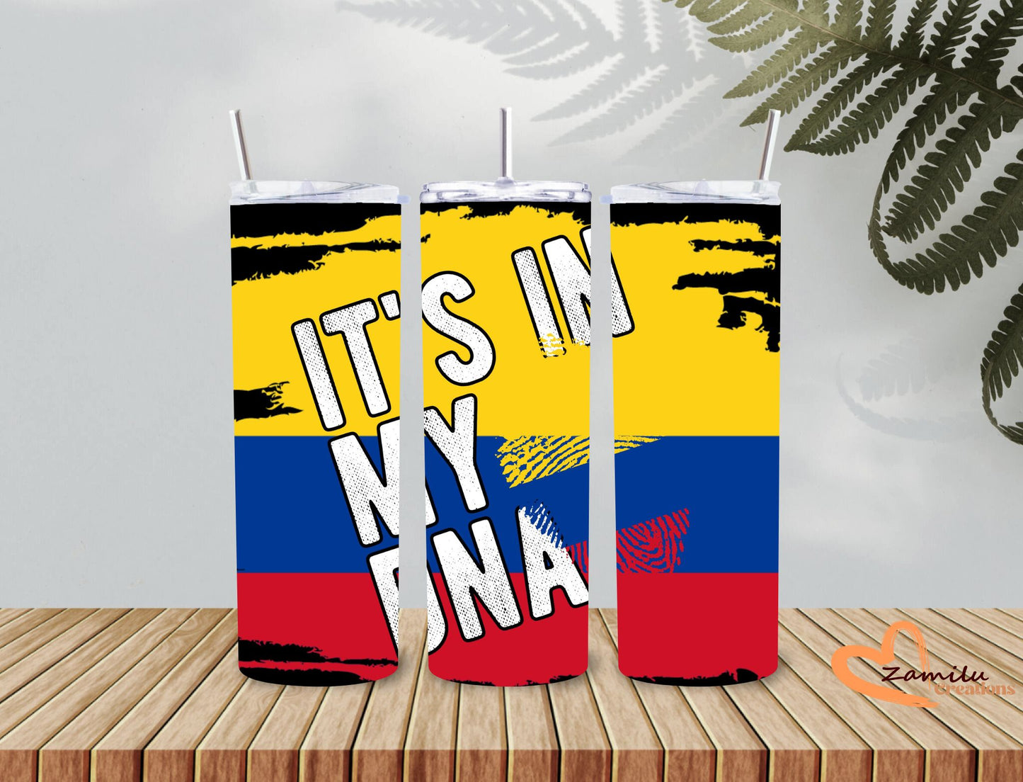 20 oz  Personalized Tumbler, Colombia - Country