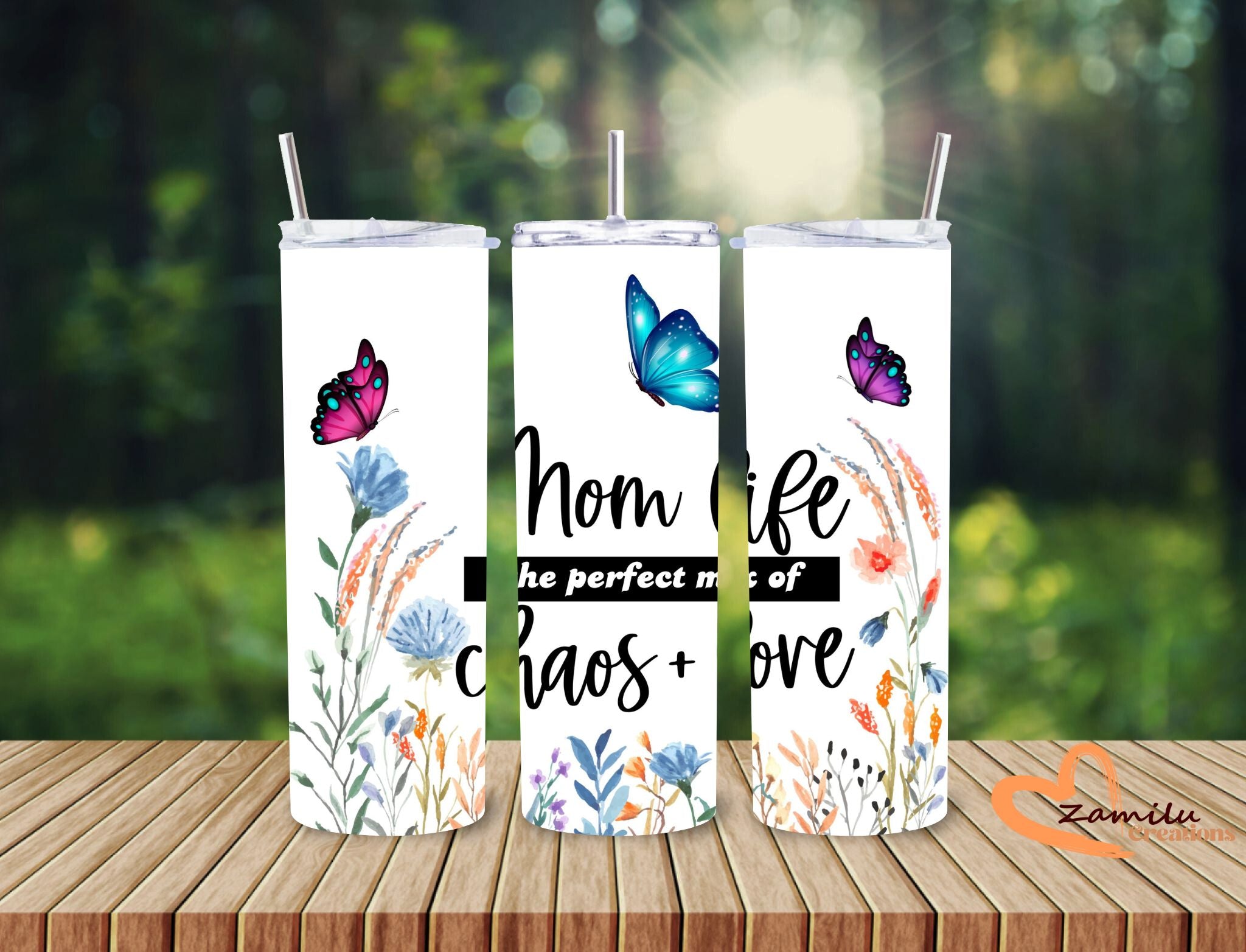 Mom's Life!!! 20 Oz Tumbler