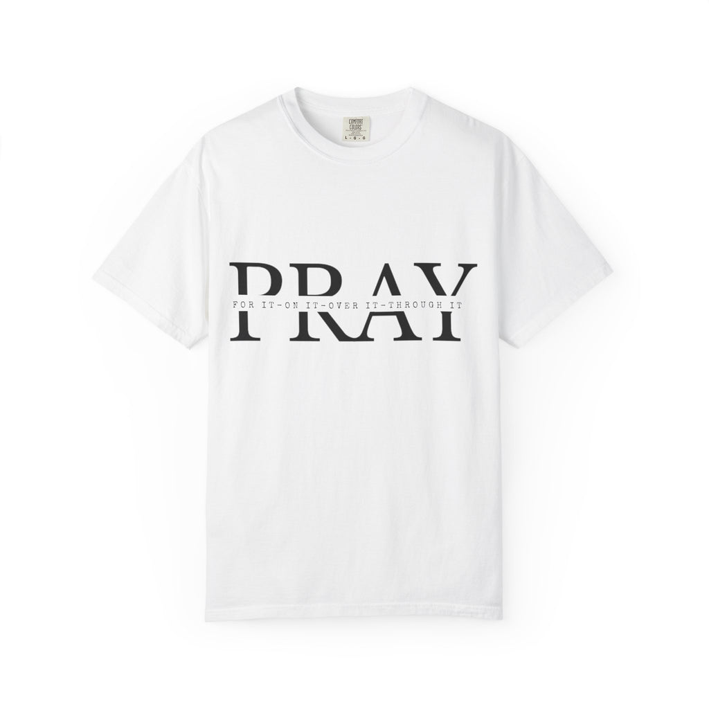PRAY Christian Faith T-Shirt – Inspirational Religious Shirt, Faith Based Graphic Tee