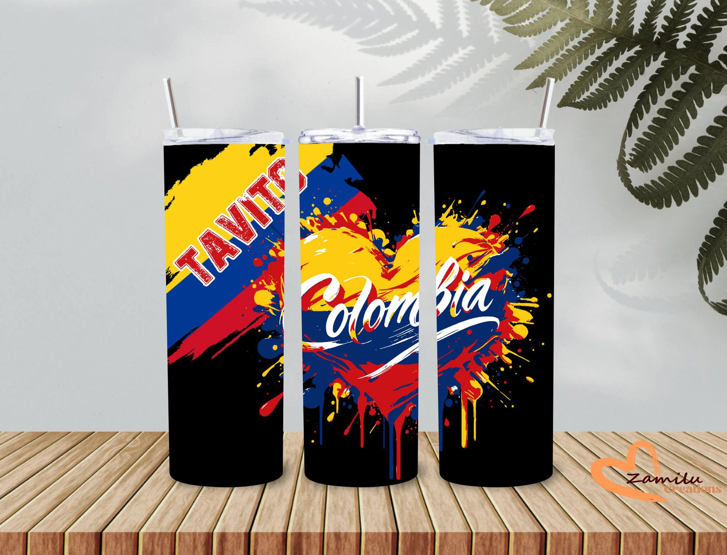 20 oz  Personalized Tumbler, Colombia