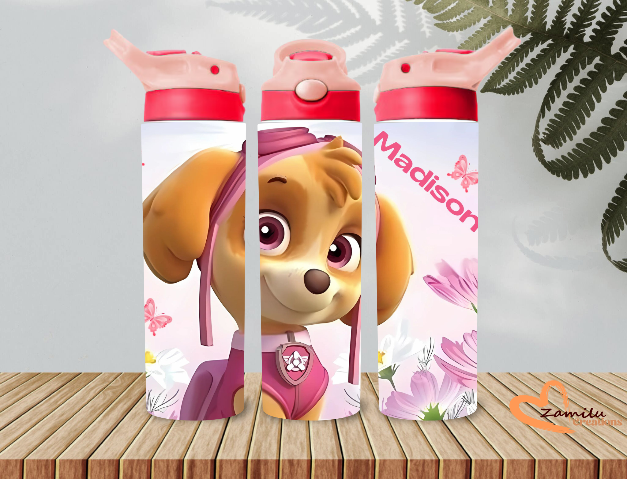 Personalized Paw Patrol Tumbler – 20 Oz Skye Edition 🐶