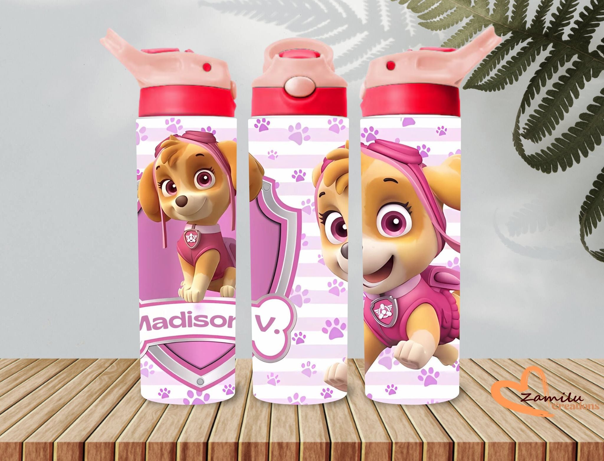 Personalized Paw Patrol Tumbler – 20 Oz Skye Edition 🐶