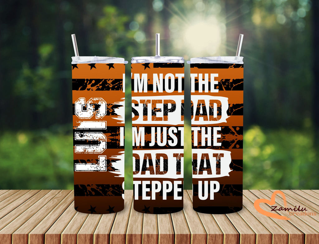 20 oz Father's day Stepdad with name