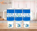 30Oz - 40 oz personalized tumbler with handle, Nicaragua