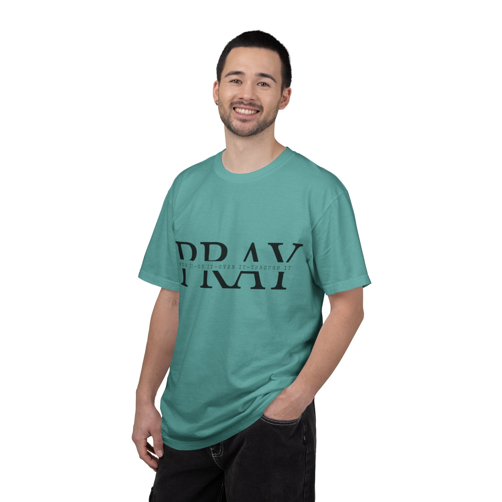PRAY Christian Faith T-Shirt – Inspirational Religious Shirt, Faith Based Graphic Tee