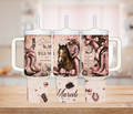Personalized Horse Tumbler, Custom Horse Lover Gift for Her, Equestrian Travel Mug, Cowgirl Stainless Steel Cup (Copy)