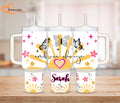 Personalized Tumbler, embrace change, 30 oz- 40 Oz tumbler with handle customized