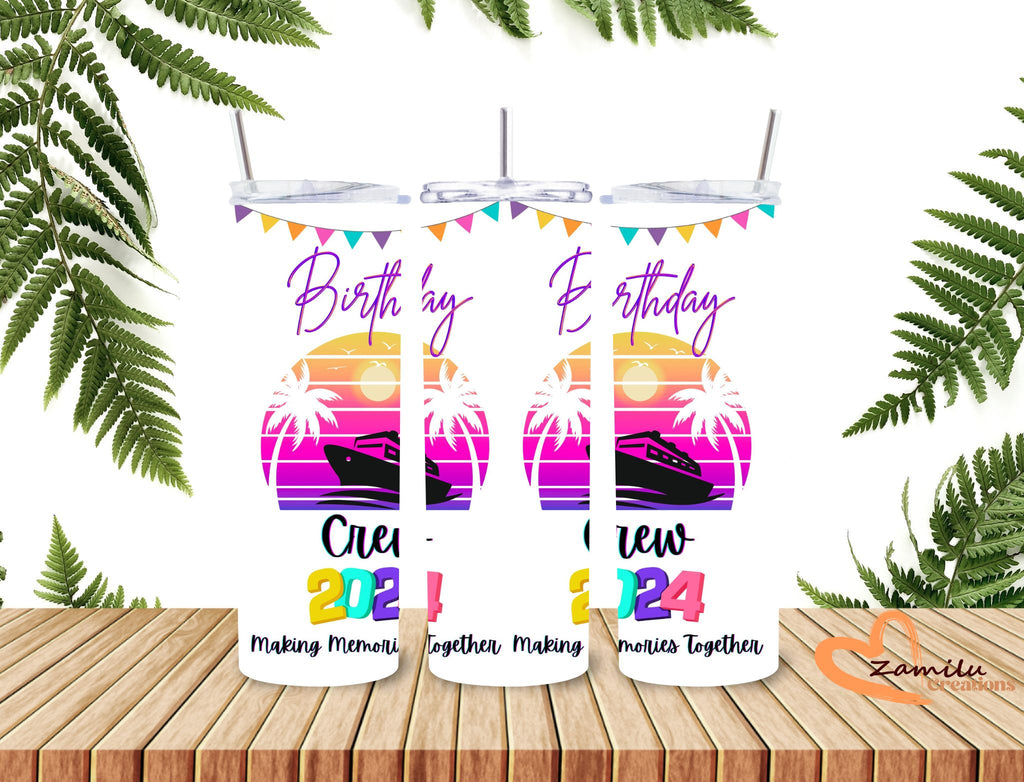 20 oz Tumbler, Cruise birthday party