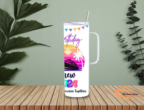 20 oz Tumbler, Cruise birthday party