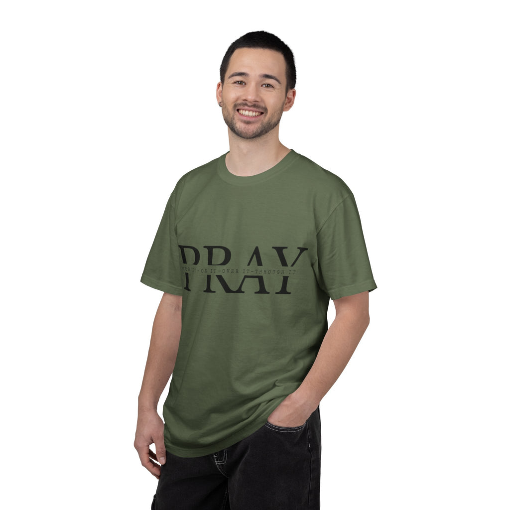 PRAY Christian Faith T-Shirt – Inspirational Religious Shirt, Faith Based Graphic Tee