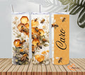 Bee & Bloom Tumbler – 20 Oz Vibrant Floral Design 🐝🌸