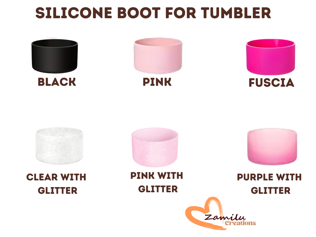 Silicone Boot for Tumblers – Protective Anti-Slip Bottom Cover (20 oz , 30 oz & 40 oz )