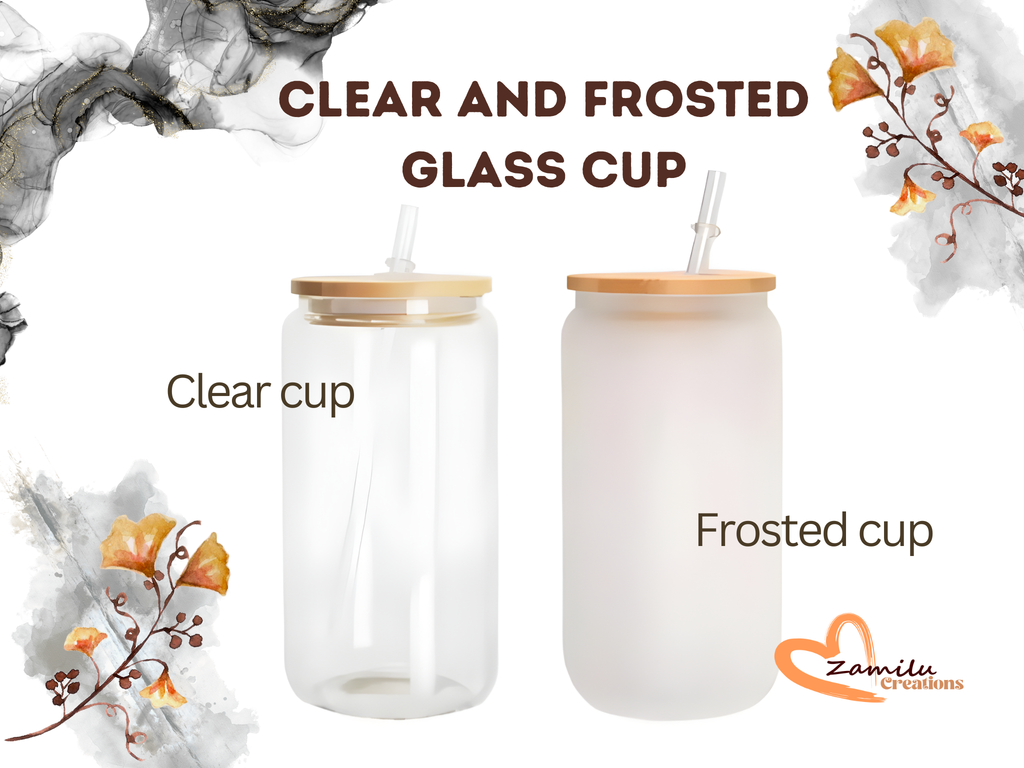 Personalized Floral Teacher Glass Can Cup, Botanical Name Iced Coffee Glass Tumbler, Custom Educator Appreciation Gift, School Staff Mug