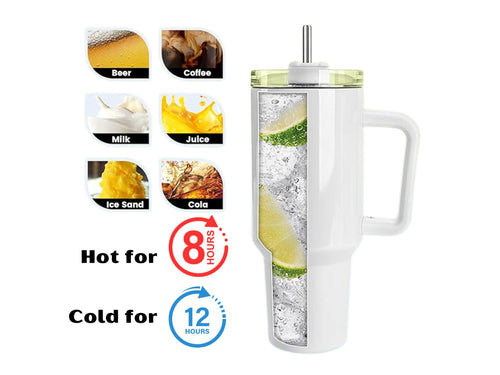 1“I Need A Huge Margarita” Tumbler 30oz & 40oz | Funny Margarita Cup with Handle | Personalized Name Option | Summer Party Drink Tumbler