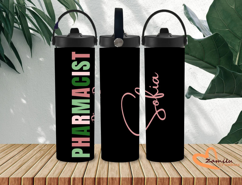 Pharmacist Tumbler 20oz | Educated Drug Dealer Cup | Custom Name Pharmacy Gift | Funny Pharmacist Gift | Pharmacy Tech Gift