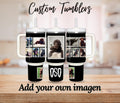 Personalized Pet Photo Tumbler with handle, Custom Picture Cup Travel Mug Dog Cat Pet Memorial Gift Christmas Gift for Her, Stainless Steel