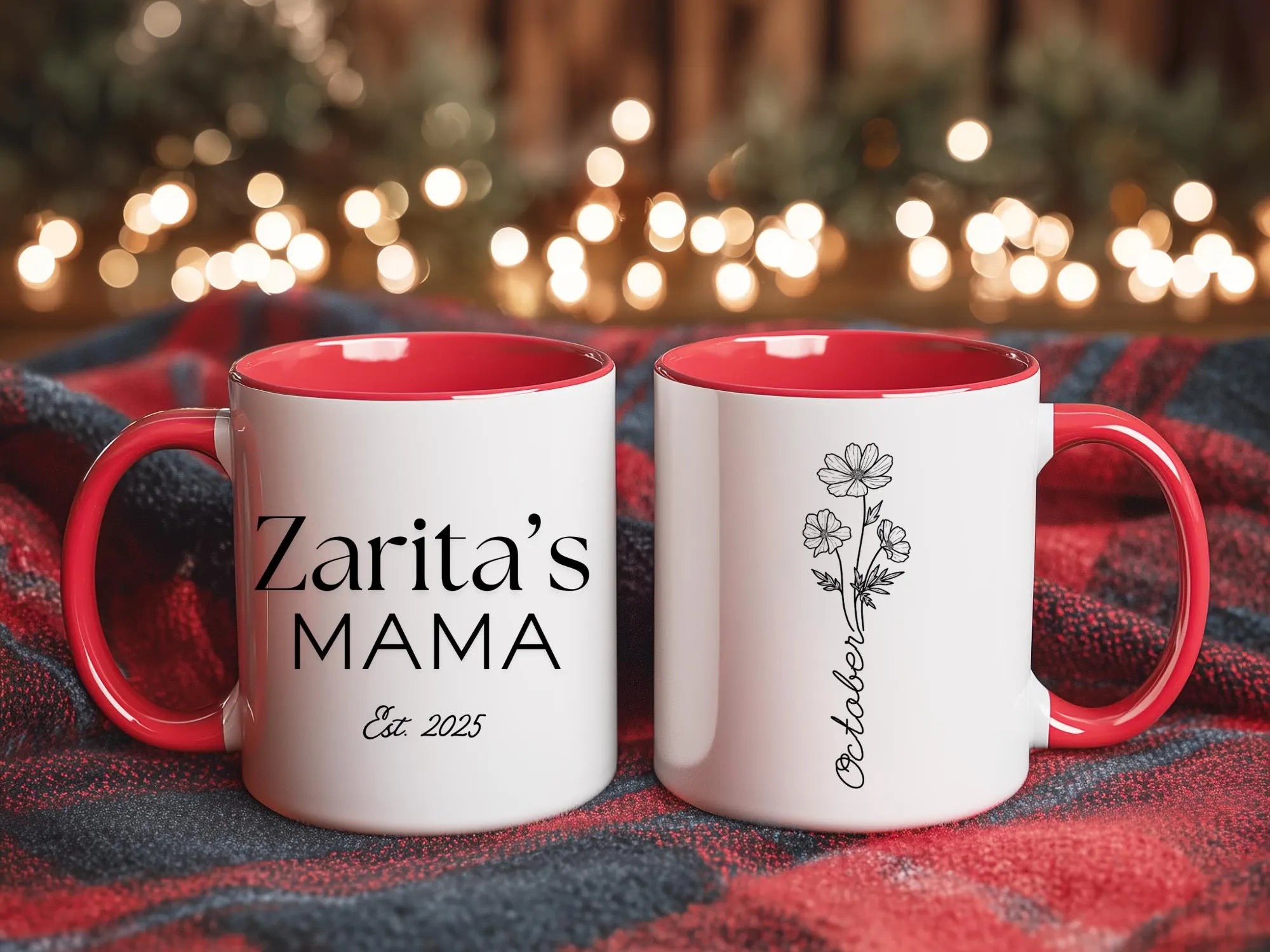 Personalized Mom Mug with Name & Year | Custom New Mom Gift | Established Mom Coffee Cup | Baby Announcement Gift | Mother’s Day Mug