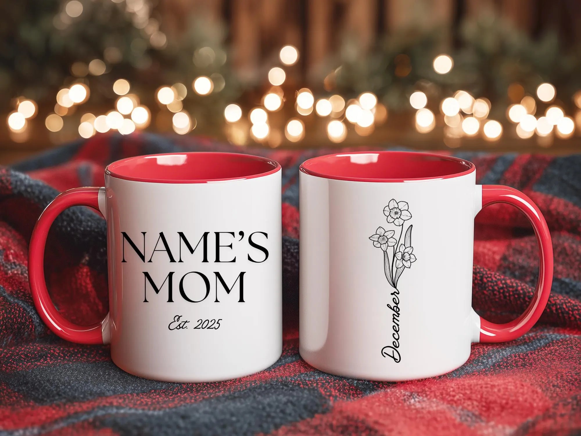 Personalized Mom Mug with Name & Year | Custom New Mom Gift | Established Mom Coffee Cup | Baby Announcement Gift | Mother’s Day Mug