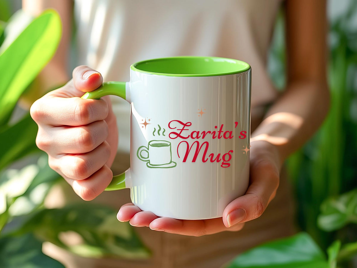 Personalized Christmas Mug, Festive Holiday Cup, Custom Name Gift