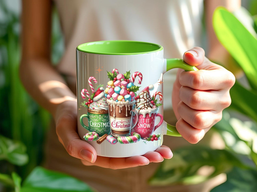 Personalized Christmas Mug, Festive Holiday Cup, Custom Name Gift