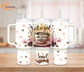 Personalized floral heart coffee tumbler with handle and straw
Custom tumbler gift for mom with pink hearts design
Aesthetic coffee tumbler with handle and sunflower charm
Personalized teacher appreciation tumbler gift
Cute custom coffee cup with lid and reusable straw