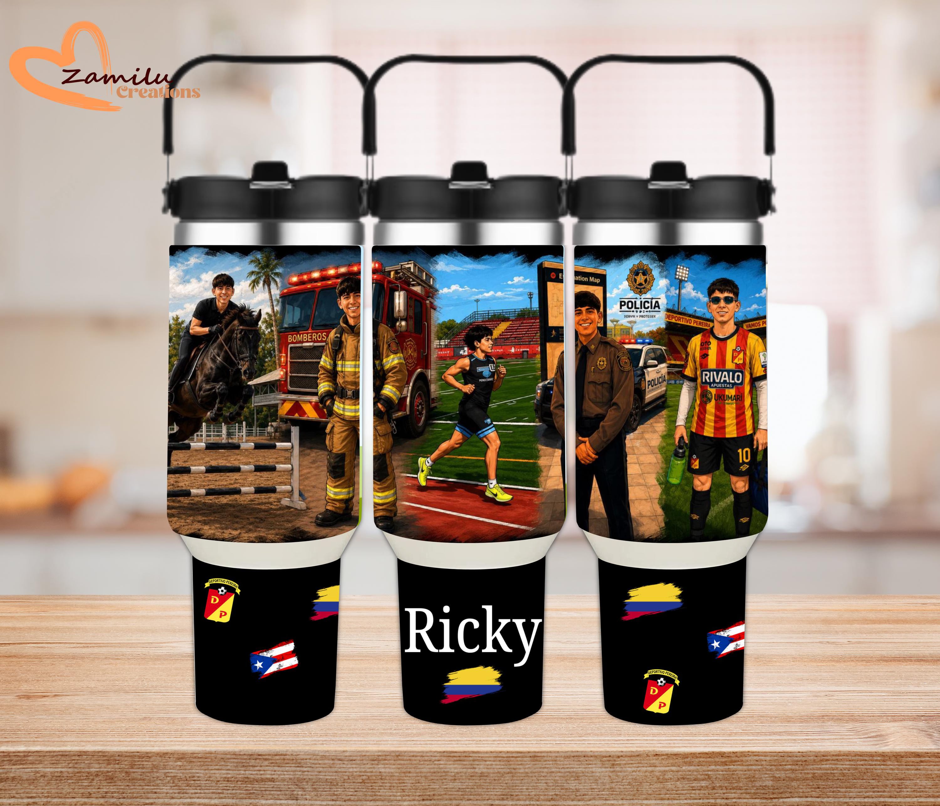 Custom Photo Tumbler – 30 oz or 40 Oz Personalized Water Bottle