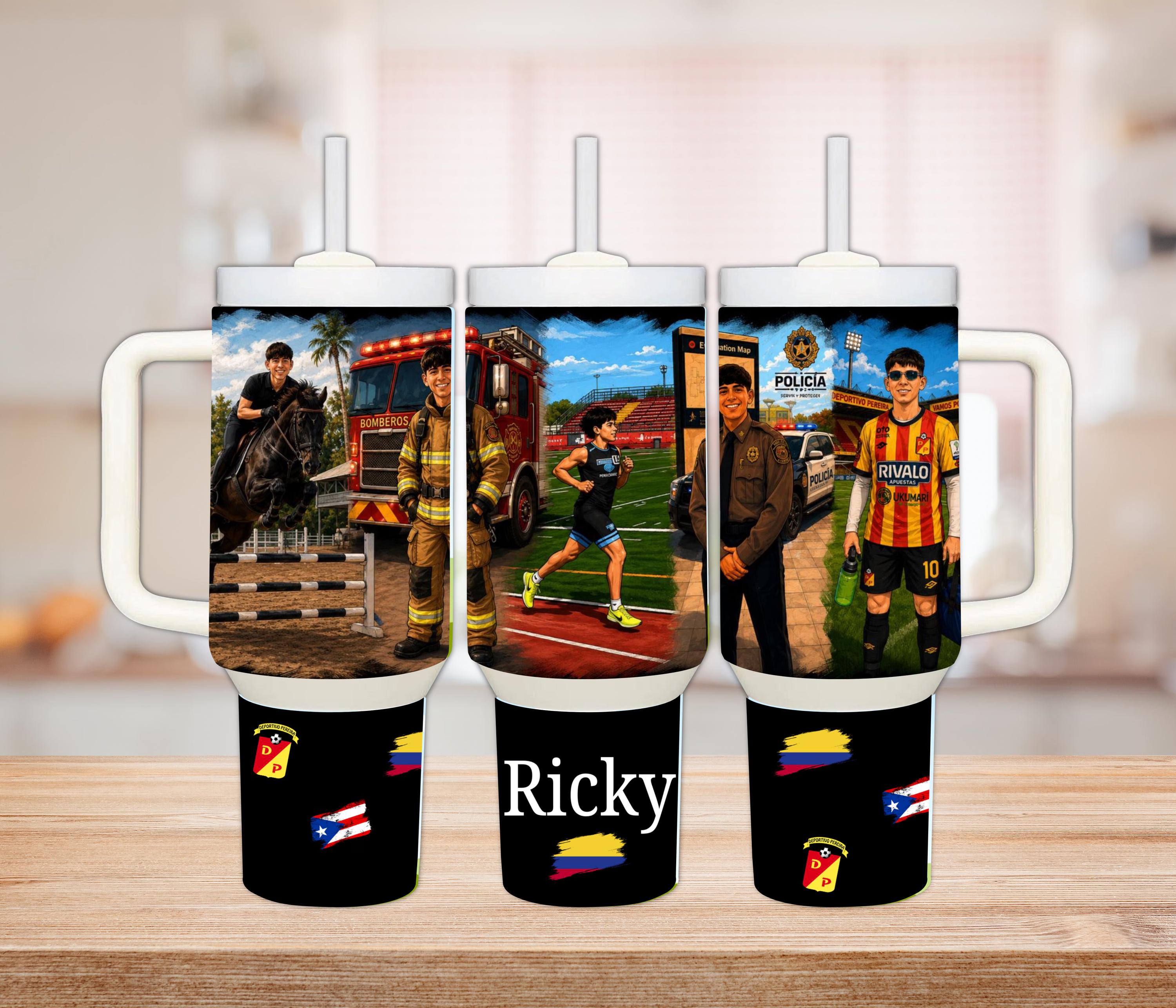 Custom Photo Tumbler – 30 oz or 40 Oz Personalized Water Bottle